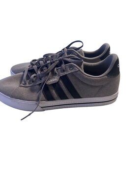 Adidas gray and black canvas sneakers size 13